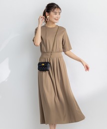 【接触冷感・洗える】美シルエットポンチ ワンピース