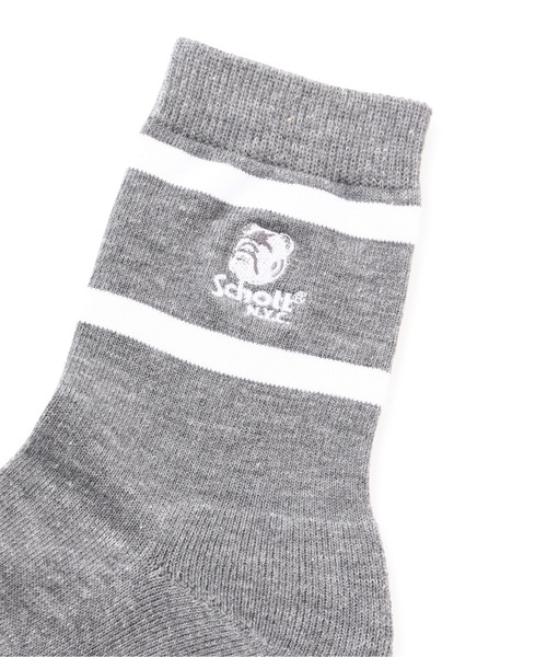 schott（ショット）の「【直営限定】Schott/ショット/HIGH SOCKS STENCIL BULLDOG/ハイソックス ステンシルブルドッグ（ソックス/靴下・メンズ・その他24・F）」の5枚目の写真