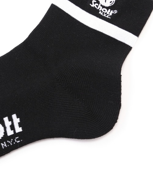 schott（ショット）の「【直営限定】Schott/ショット/HIGH SOCKS STENCIL BULLDOG/ハイソックス ステンシルブルドッグ（ソックス/靴下・メンズ・その他24・F）」の9枚目の写真