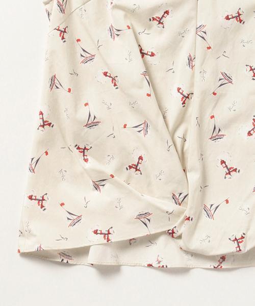 BEAMS LIGHTS Women's（ビームスライツ ウィメンズ）の「BEAMS LIGHTS / マリン柄 ノースリーブプルオーバー（シャツ/ブラウス・レディース・オフホワイト/ネイビー・36/38）」の5枚目の写真