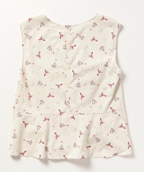 BEAMS LIGHTS Women's（ビームスライツ ウィメンズ）の「BEAMS LIGHTS / マリン柄 ノースリーブプルオーバー（シャツ/ブラウス・レディース・オフホワイト/ネイビー・36/38）」の6枚目の写真