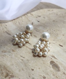 リバーシブルパールピアス