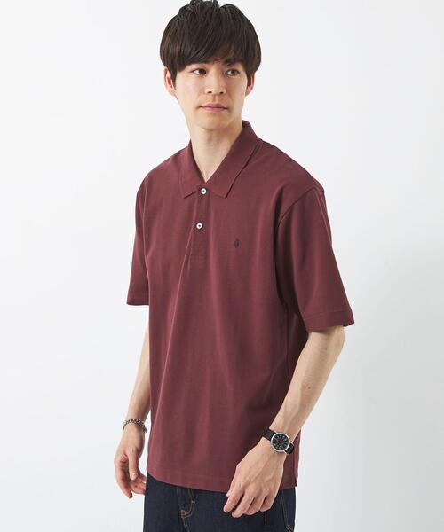 green label relaxing（グリーンレーベルリラクシング）の「GLR ロゴ ポロシャツ（ポロシャツ・メンズ・ターコイズブルー/ライトグレー/ワインレッド/ネイビー・XL/S/M/L）」の4枚目の写真