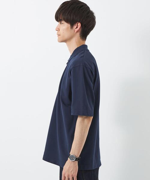 green label relaxing（グリーンレーベルリラクシング）の「GLR ロゴ ポロシャツ（ポロシャツ・メンズ・ターコイズブルー/ライトグレー/ワインレッド/ネイビー・XL/S/M/L）」の9枚目の写真