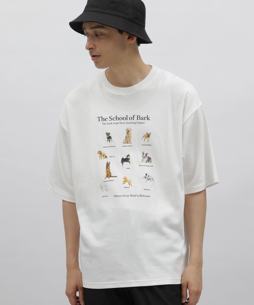 LAKOLE（ラコレ）の「ドッググラフィックT / 961039（Tシャツ