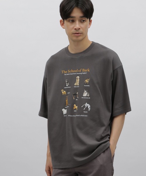 LAKOLE（ラコレ）の「ドッググラフィックT / 961039（Tシャツ