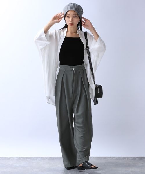 JEANASIS（ジーナシス）の「BASICニットビーニー/907264（ニットキャップ/ビーニー・レディース・ブラック/グレー/ベージュ・FREE）」の11枚目の写真