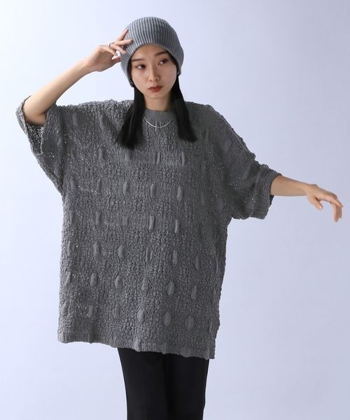 JEANASIS（ジーナシス）の「BASICニットビーニー/907264（ニットキャップ/ビーニー・レディース・ブラック/グレー/ベージュ・FREE）」の13枚目の写真