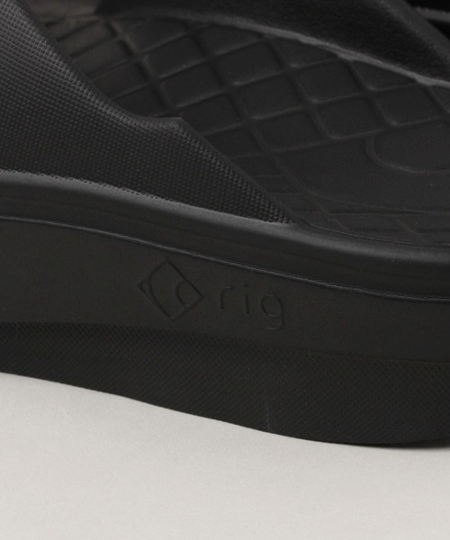 RAGEBLUE（レイジブルー）の「【rig/リグ】フリップフロップ/リカバリーサンダル（サンダル・メンズ・ブラック・MEDIUM/LARGE）」の9枚目の写真