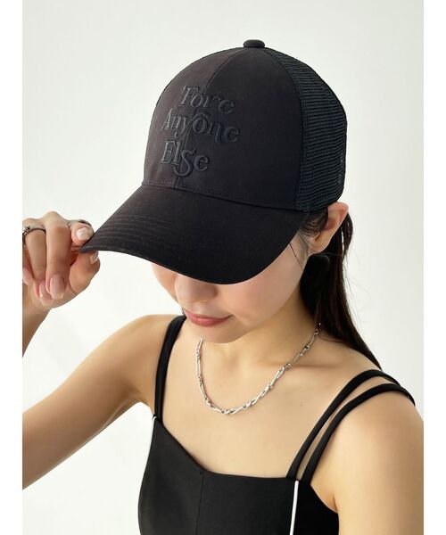 EMODA（エモダ）の「ロゴメッシュCAP（キャップ・レディース・カーキ/ブラック・FREE）」の3枚目の写真