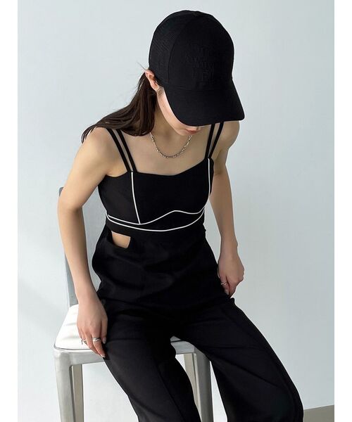 EMODA（エモダ）の「ロゴメッシュCAP（キャップ・レディース・カーキ/ブラック・FREE）」の4枚目の写真