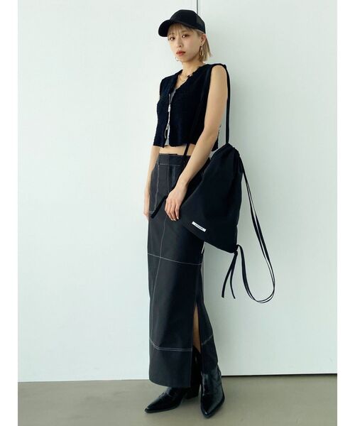 EMODA（エモダ）の「ロゴメッシュCAP（キャップ・レディース・カーキ/ブラック・FREE）」の7枚目の写真