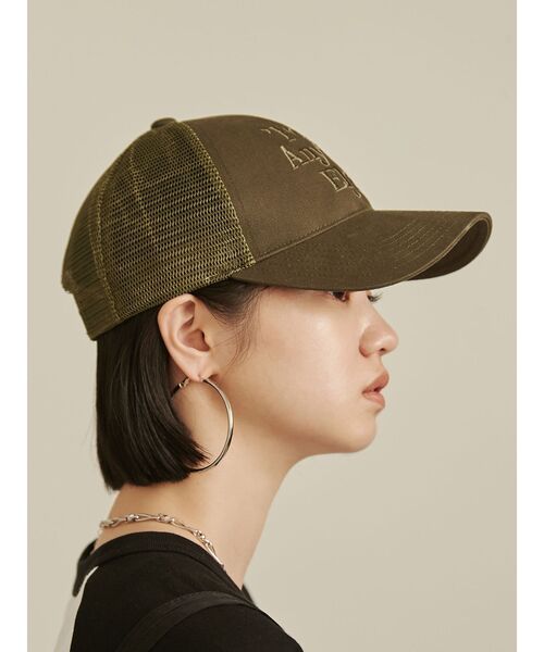 EMODA（エモダ）の「ロゴメッシュCAP（キャップ・レディース・カーキ/ブラック・FREE）」の10枚目の写真
