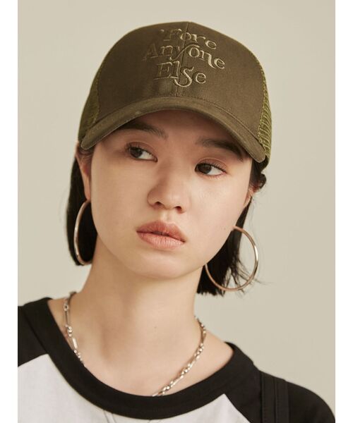 EMODA（エモダ）の「ロゴメッシュCAP（キャップ・レディース・カーキ/ブラック・FREE）」の11枚目の写真