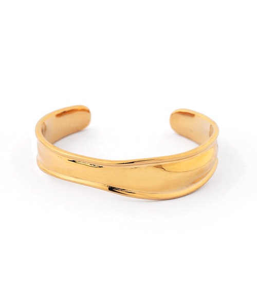 ANEMONE（アネモネ）の「セミウェーブメタルバングル（バングル/リストバンド・レディース・シルバー/ゴールド・FREE）」の4枚目の写真