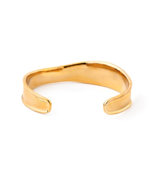 ANEMONE（アネモネ）の「セミウェーブメタルバングル（バングル/リストバンド・レディース・シルバー/ゴールド・FREE）」の6枚目の写真