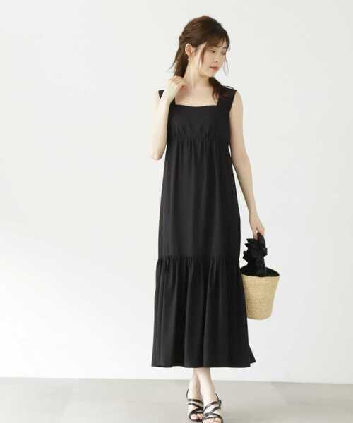 PROPORTION BODY DRESSING（プロポーションボディドレッシング）の「＜Ｅ＞ティアードマキシワンピース / 1213247701（ワンピース・レディース・ブラック/ホワイト・SMALL/MEDIUM）」の8枚目の写真