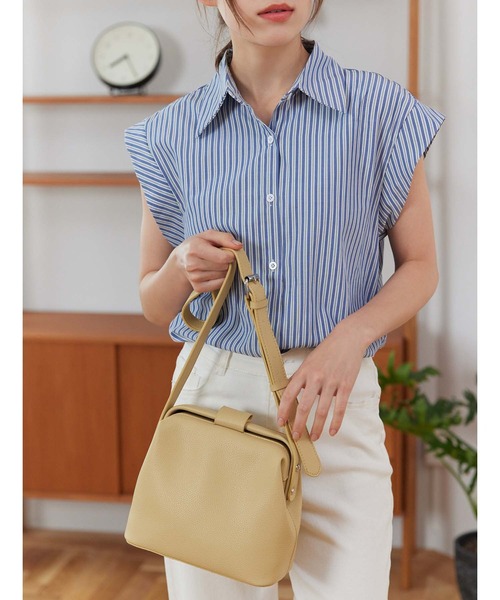 Edit Sheen（エディットシーン）の「フラップボックスショルダーバッグ（ショルダーバッグ・レディース・イエロー/ホワイト/ブラック・FREE）」の11枚目の写真