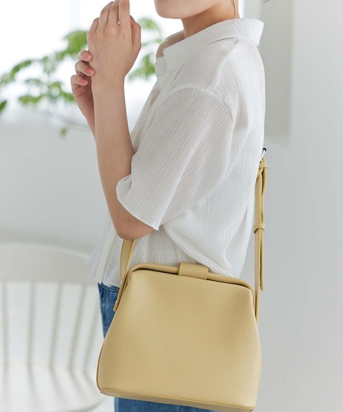 Edit Sheen（エディットシーン）の「フラップボックスショルダーバッグ（ショルダーバッグ・レディース・イエロー/ホワイト/ブラック・FREE）」の19枚目の写真