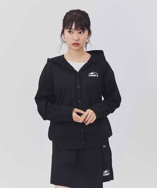 CAMP7(キャンプセブン)の「【CAMP7】水陸両用カーディガン(カーディガン/ボレロ・レディース・ブラック/ベージュ・L/M)」の2枚目の写真