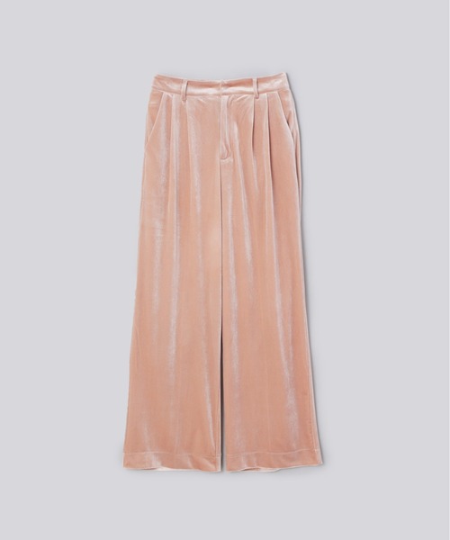 Olu.（オルドット）の「オリジナルベロアパンツ（その他パンツ・レディース・ピンク/ブラウン/チャコールグレー・2/1/0）」の13枚目の写真