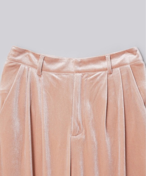 Olu.（オルドット）の「オリジナルベロアパンツ（その他パンツ・レディース・ピンク/ブラウン/チャコールグレー・2/1/0）」の15枚目の写真