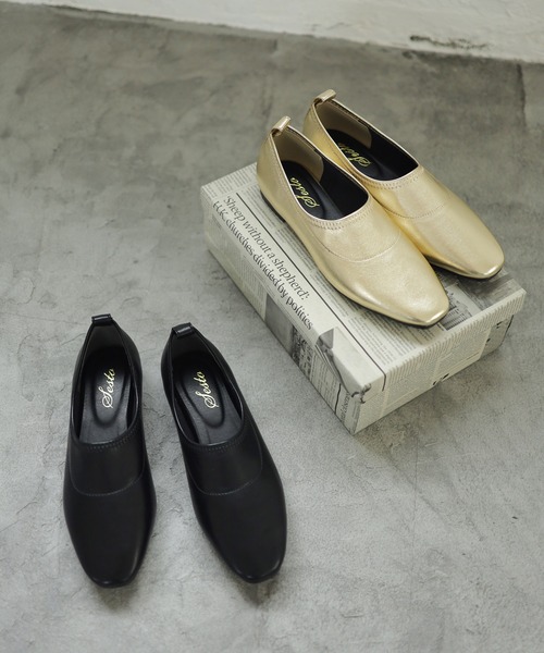 SESTO(セスト)の「ストレッチフィットパンプス(パンプス・レディース・ブラック/ゴールド・M/3L/L/S/LL)」の4枚目の写真