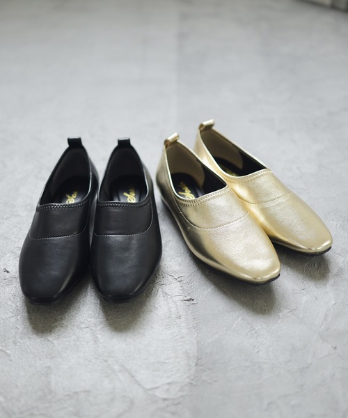 SESTO(セスト)の「ストレッチフィットパンプス(パンプス・レディース・ブラック/ゴールド・M/3L/L/S/LL)」の6枚目の写真