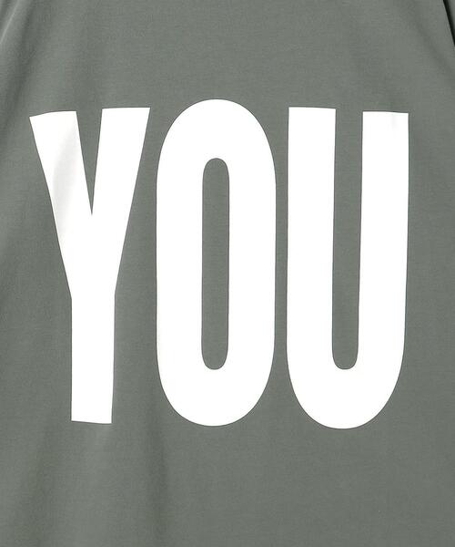 ASTRAET（アストラット）の「＜KATHARINE HAMNETT＞YOU スローガン Tシャツ（Tシャツ/カットソー・レディース・ダークグレー・M）」の5枚目の写真