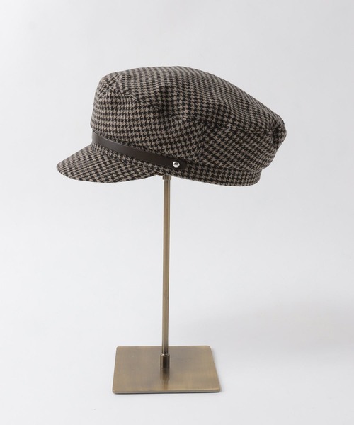 Casselini（キャセリーニ）の「ポイントレザーキャスケット（キャスケット・レディース・ブラック/アイボリー/チェック・FREE）」の16枚目の写真