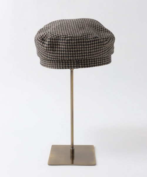 Casselini（キャセリーニ）の「ポイントレザーキャスケット（キャスケット・レディース・ブラック/アイボリー/チェック・FREE）」の17枚目の写真