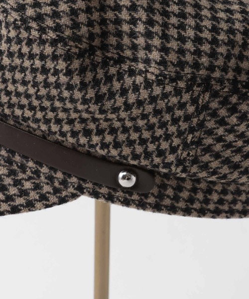 Casselini（キャセリーニ）の「ポイントレザーキャスケット（キャスケット・レディース・ブラック/アイボリー/チェック・FREE）」の18枚目の写真