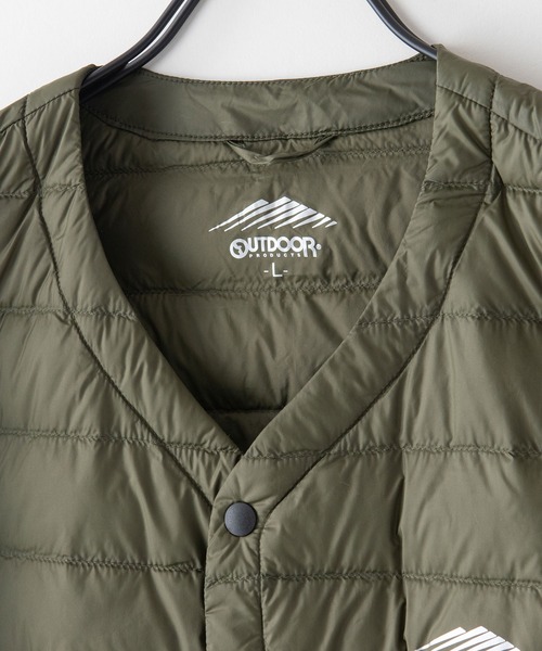 OUTDOOR PRODUCTS（アウトドアプロダクツ）の「【OUTDOOR PRODUCTS/アウトドアプロダクツ】インナーダウンジャケット　洗濯可能　撥水　抗菌　防臭　静電防止　防風　透湿機能　パッカブル仕様（ダウンジャケット/コート・メンズ・ブラック/チャコールグレー/カーキ・X-LARGE/MEDIUM/LARGE）」の7枚目の写真