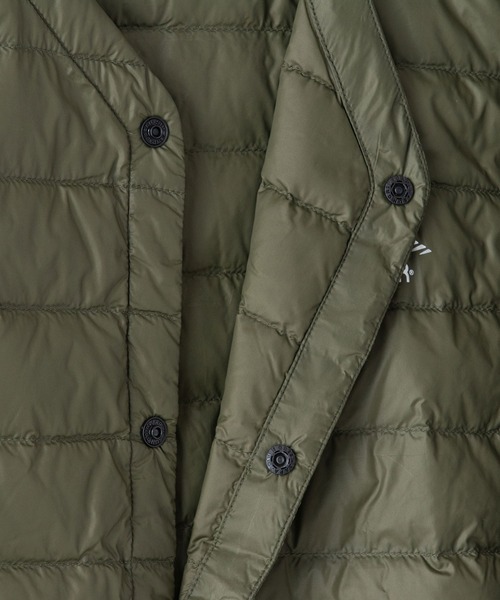 OUTDOOR PRODUCTS（アウトドアプロダクツ）の「【OUTDOOR PRODUCTS/アウトドアプロダクツ】インナーダウンジャケット　洗濯可能　撥水　抗菌　防臭　静電防止　防風　透湿機能　パッカブル仕様（ダウンジャケット/コート・メンズ・ブラック/チャコールグレー/カーキ・X-LARGE/MEDIUM/LARGE）」の9枚目の写真