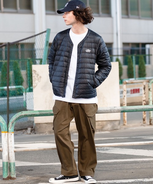 OUTDOOR PRODUCTS（アウトドアプロダクツ）の「【OUTDOOR PRODUCTS/アウトドアプロダクツ】インナーダウンジャケット　洗濯可能　撥水　抗菌　防臭　静電防止　防風　透湿機能　パッカブル仕様（ダウンジャケット/コート・メンズ・ブラック/チャコールグレー/カーキ・X-LARGE/MEDIUM/LARGE）」の15枚目の写真