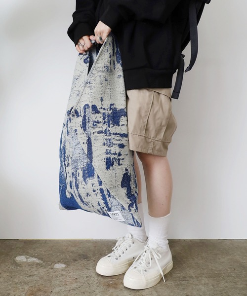 FDMTL（ファンダメンタル）の「FDMTL/ファンダメンタル JACQUARD AZUMA BAG トートバッグ（トートバッグ・メンズ・インディゴブルー・FREE）」の13枚目の写真