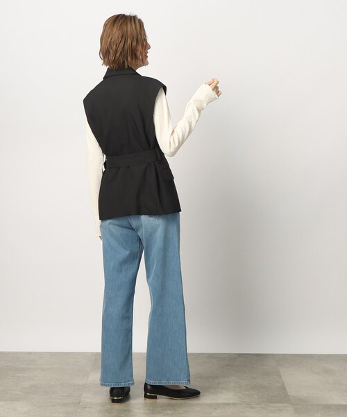 grove（グローブ）の「◆ベルト付きで更にブラッシュアップ♪トレンドイチオシのジレ（ベスト・レディース・ブラック/ナチュラル・02/01/03）」の18枚目の写真
