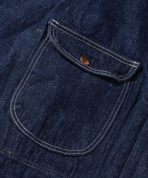 orSlow（オアスロウ）の「Orslow/オアスロウ 1950S COVERALL/カバーオール/6140（カバーオール・メンズ・インディゴブルー・1/2/3）」の5枚目の写真