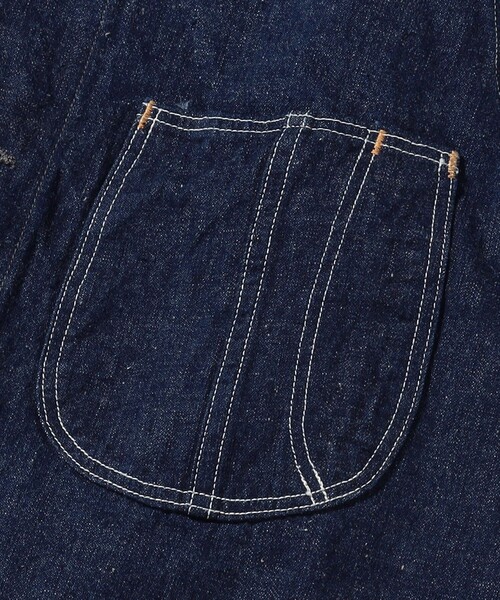 orSlow（オアスロウ）の「Orslow/オアスロウ 1950S COVERALL/カバーオール/6140（カバーオール・メンズ・インディゴブルー・1/2/3）」の6枚目の写真