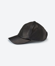KIJIMA TAKAYUKI | KIJIMA TAKAYUKI SHEEP LEATHER 6PANEL CAP 232815(キャップ)