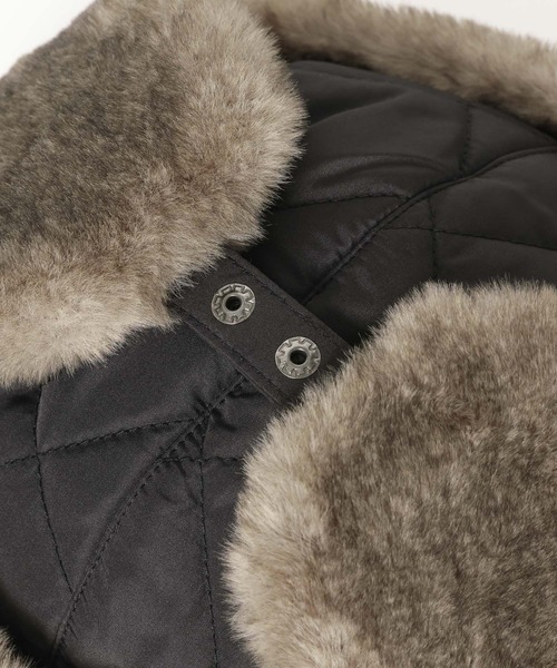 niko and...(ニコアンド)の「オリジナルフライトキャップ2(キャップ・レディース・ブラック/ベージュ・FREE)」の6枚目の写真