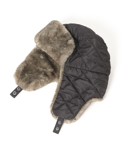 niko and...(ニコアンド)の「オリジナルフライトキャップ2(キャップ・レディース・ブラック/ベージュ・FREE)」の9枚目の写真