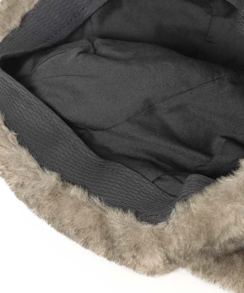 niko and...(ニコアンド)の「オリジナルフライトキャップ2(キャップ・レディース・ブラック/ベージュ・FREE)」の16枚目の写真