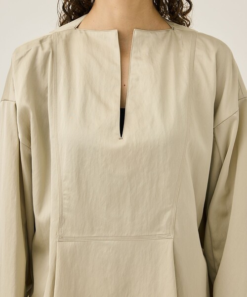 IHNN（イン）の「【IHNN/(イン)】スリットワイドブラウス（シャツ/ブラウス・レディース・アイボリー・36）」の8枚目の写真