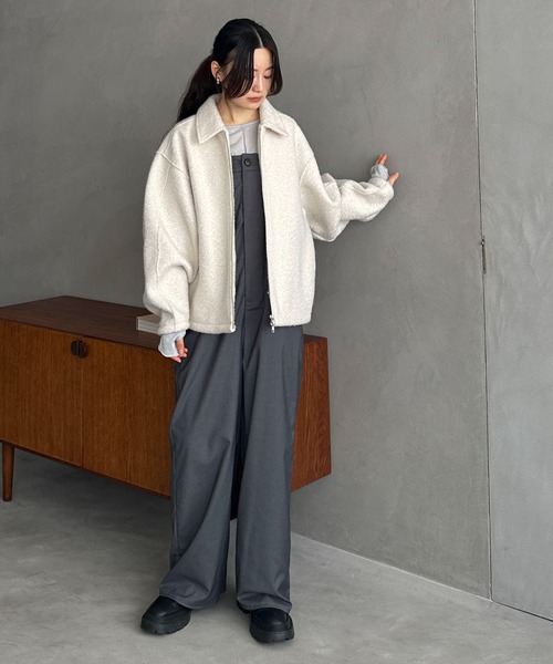 最終価格【新品未使用】BEAUTY&YOUTH ブークレーダブルジップブルゾン BEAUTY&YOUTH UNITED ARROWS（ビューティーアンドユース