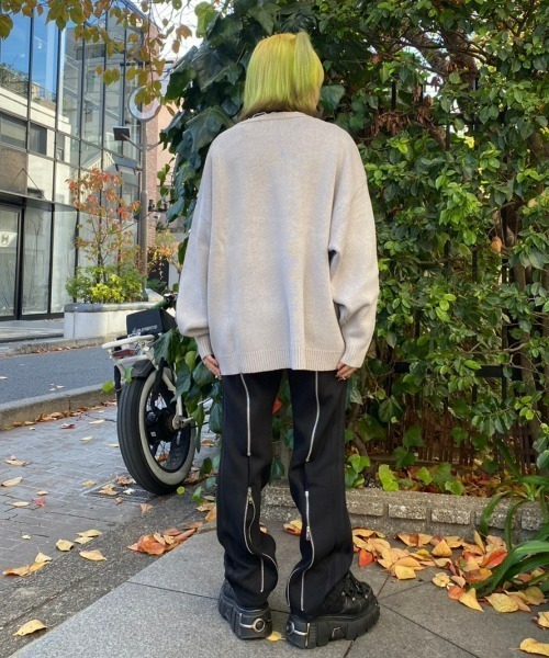 Candy Stripper（キャンディストリッパー）の「CND BACK ZIP UP パンツ（その他パンツ・レディース・ヘザーグレー/ブラック/グレー・2）」の5枚目の写真