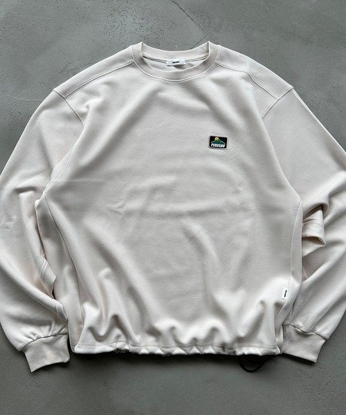Perushu(ペルーシュ)の「ドローコードシリコンデザインロンT(Tシャツ/カットソー・メンズ・ネイビー/ライトベージュ/ブラック/オレンジ・LARGE/MEDIUM)」の18枚目の写真