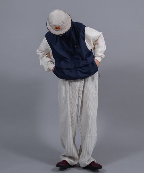 Perushu(ペルーシュ)の「ドローコードシリコンデザインロンT(Tシャツ/カットソー・メンズ・ネイビー/ライトベージュ/ブラック/オレンジ・LARGE/MEDIUM)」の8枚目の写真