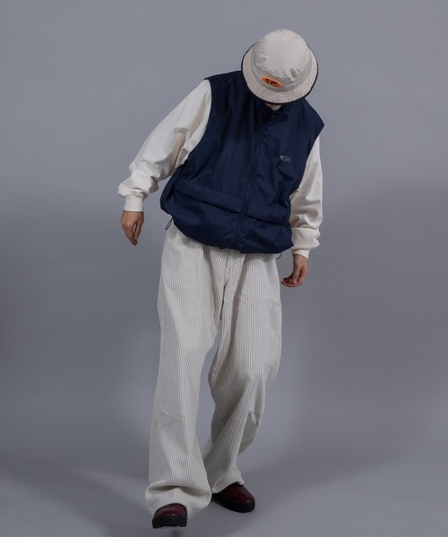Perushu(ペルーシュ)の「ドローコードシリコンデザインロンT(Tシャツ/カットソー・メンズ・ネイビー/ライトベージュ/ブラック/オレンジ・LARGE/MEDIUM)」の9枚目の写真