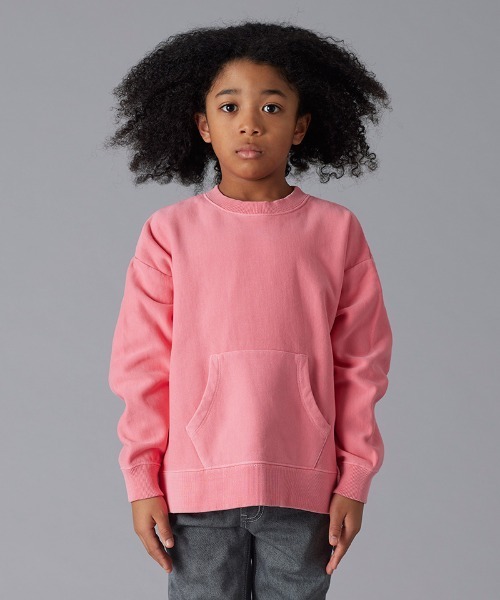 Smoothy（スムージー）の「SMOOTHY  Garment Sweat / スムージー ガーメントスウエット（スウェット・キッズ・ピンク/ブラック/イエロー・SMALL/MEDIUM/LARGE/X-LARGE）」の3枚目の写真